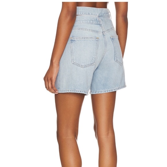 Agolde Broken Waistband Denim Shorts Size 24 NWOT - Picture 2 of 7